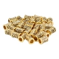 thumbnail image 1 of Cuentas de tubo para barba, 30 piezas de cuentas de tubo para el cabello, cuentas de rastas antiguas, cuentas de aleación para rastas, características líderes en su clase, 1 of 8