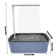 thumbnail image 3 of Electric Bird Shower Bath for Parrots, Automatic Circulating Water Pet Bathing Tub, Indoor Bird Shower Room for Cockatiels Parakeets, Easy Clean Plastic Parrot Supplies, 3 of 7