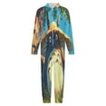 thumbnail image 4 of Totoro One Piece Pajama Hooded Union Suit PJs Sleepwear, 4 of 7