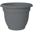 thumbnail image 2 of Bloem Llc Ap12908 13" Charcoal Ariana Self Watering Planter, 2 of 2