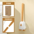 thumbnail image 3 of Hecteas Cleaning Brush - - Toilet To and Bathroom Cleaner with Flexible Silicone Brush Head(Toilet Brush*1 - Yellow), 3 of 9