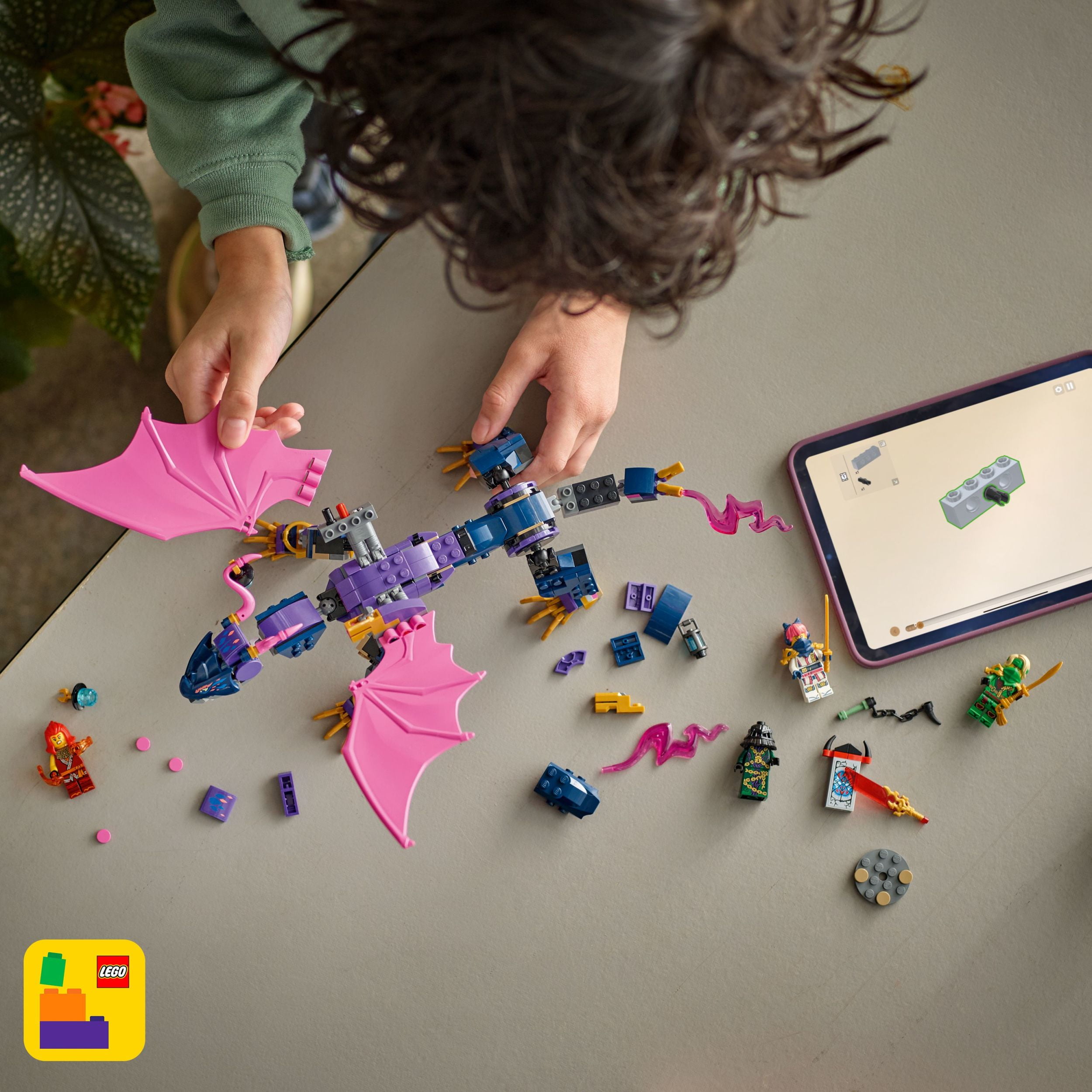 LEGO NINJAGO Rontu le Maître des Dragons, Ensemble de Jouet 71842 LEGO Rontu le Maître de 71842