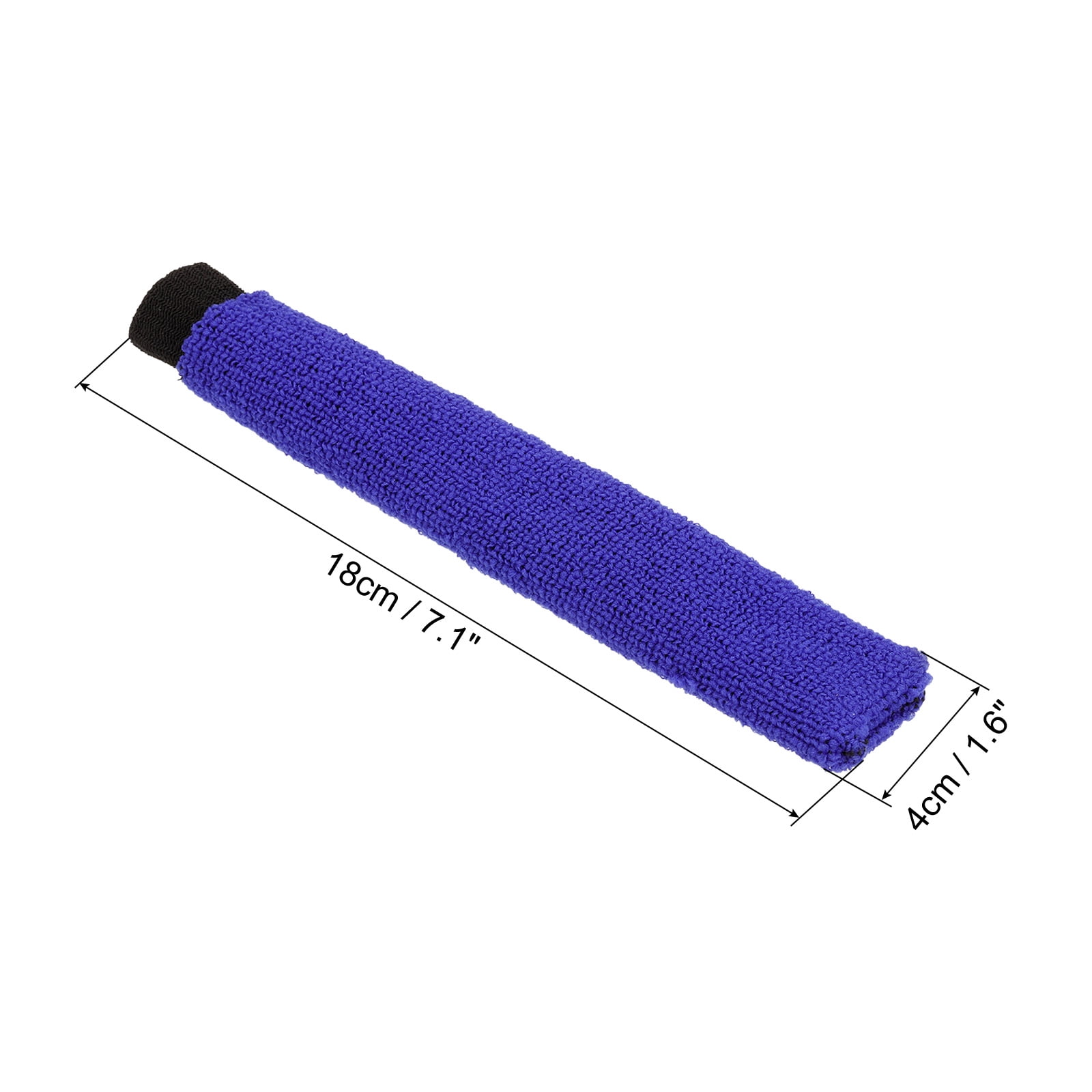 Unique Bargains Anti Skid Sweatband Nylon Racket Towel Grip Tennis Racquet Overgrip 4 Pack Blue