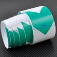 thumbnail image 4 of 3Pcs Warning Tape Fluorescent Safety Night Conspicuity Arrow Sticker Warning Strip Lattice Reflective Film Body Sticker(Black and Yellow, Green and White, Red and White), 4 of 9