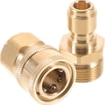 thumbnail image 3 of SHISUYAN 1 Pair 3/8 Inch Quick Release Hose Connectors Water Hose Fitting Adapter, 3 of 8