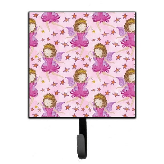 Watercolor Fairy Princess on Pink Leash or Key Holder, 4.25 x 1 x 7 in.