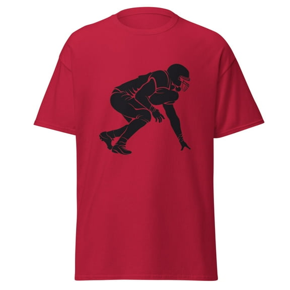 American Football Player Unisex classic tee (Cardinal, S)