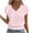 Pink, variant on Cute Summer Tops for Women Ruffle Smocked Hem Cap Short Sleeve V Neck Eyelet Blouse Cropped Tees Loose Fit (XL, Blue)