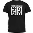 thumbnail image 1 of Milestone Birthday Oldometer Odometer Turning 50 Mens T Shirt, 1 of 1