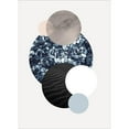 thumbnail image 3 of Design Fabrikken 18x24 Black Modern Framed Museum Art Print Titled - Circles 2, 3 of 5