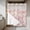 Pink, variant on Abstract Spring Floral No Hook Shower Curtain Waterproof, Bathroom Curtains with Snap in Liners and See Through Top Window, Farmhouse Summer Botanical Hotel Style Bathtub Curtains Shower 72"Wx78"L