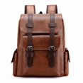 thumbnail image 6 of KKLDOGS PU Leather Laptop Backpack,Vintage Travel Rucksack for Work,Travel,Large Casual Daypacks, 6 of 8