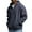 Navy, variant on Posijego Men's Big and Tall Jacket Zipper Hoodie Spring Trendy Long Sleeve Casual Sweatshirts with Pockets S-5XL