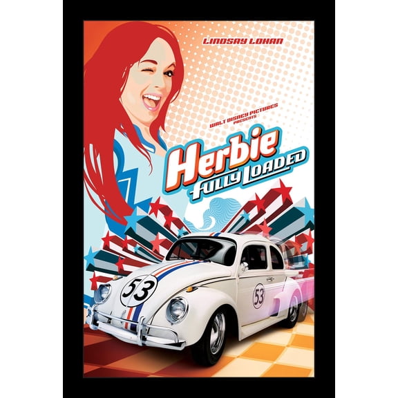 HERBIE FULLY LOADED - 11x17 Framed Movie Poster