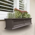 thumbnail image 3 of Pemberly Row 4ft Traditional Plastic Window Box in Espresso Finish, 3 of 6