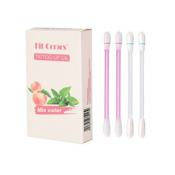 &B2638,20Pcs Tattoo Lipstick Cotton Swab Lip Oil Tattoo Lipstick Cotton