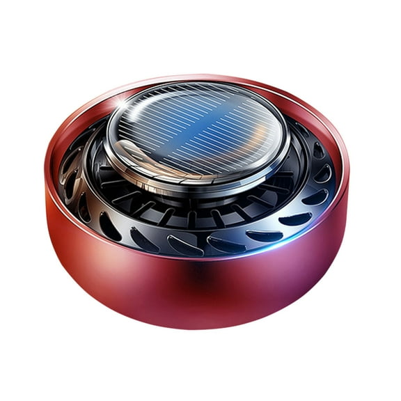 Zatoumnr Solar Energy Powered Automobile Freshener Natural Essential Oil Diffuser Car Perfume Purifier Rotating Relieve Fatigue Car Accessory