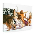 thumbnail image 4 of Wendy Edelson 'Dog Tails' Canvas Art, 4 of 4
