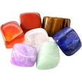 thumbnail image 2 of PEONAVET Natural Crystal Natural Crystal Rough 7pcs/Set Stones Palm Natural Crystals Gemstones Decor Pouch, 2 of 7