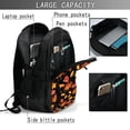 thumbnail image 4 of Easygdp Thanksgiving Turkey 1 Mochila para Laptop de Viaje con Puerto USB, Mochila para Laptop con Puerto de Carga USB para Mujeres y Hombres, 4 of 7