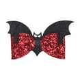 thumbnail image 6 of Bradem Glitter Bat Hair Bow Clips Halloween Goth Barrettes,For Baby Girls & Toddlers, 6 of 9
