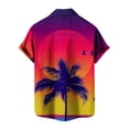 thumbnail image 3 of IROINNID T-Shirts for Big and Tall Men, Summer Essentials Lightweight Thin Basic V-Neck Lapel Botton Beach Loose Tops for Men, 3 of 4