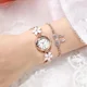 thumbnail image 5 of Reloj de cuarzo con banda de acero plateada pequeño y bonito para mujer, versátil, a la moda, reloj de pulsera plateado de alta calidad, reloj femenino Vintage, 5 of 5