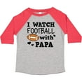 thumbnail image 3 of Inktastic I Watch Football with My Papa Boys Toddler T-Shirt, 3 of 5