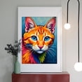 thumbnail image 2 of Diamond Art Kit for Adults, Vibrant Colorful Cat Portrait Diamond Painting for Adults Beginners, 5D DIY Diamond Art Painting Kits, Colorful Diamond Painting Craft for Home Decor 12x16, 2 of 7