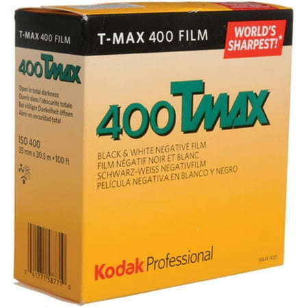 Kodak T-Max 400, 400TMY-402, Black & White Negative Film ISO 400, 35mm Size, 100' Roll,