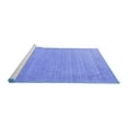 thumbnail image 2 of Ahgly Company Machine Washable Indoor Rectangle Oriental Blue Industrial Area Rugs, 6' x 9', 2 of 4