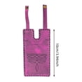 thumbnail image 2 of Western Boot Wallet, Slim Leather Credit Card Holder with Clip, Compact Minimalist Card Sleeve for Cash & Cards, 2 of 4