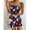 Multicolor-L, variant on Multicolor Map & Print Spaghetti Strap Bodycon Mini Dress