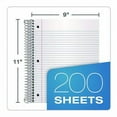 thumbnail image 5 of Five-Subject Notebook, Medium/College Rule, Randomly Assorted Cover Color, (200) 11 x 9 Sheets | Bundle of 10, 5 of 7