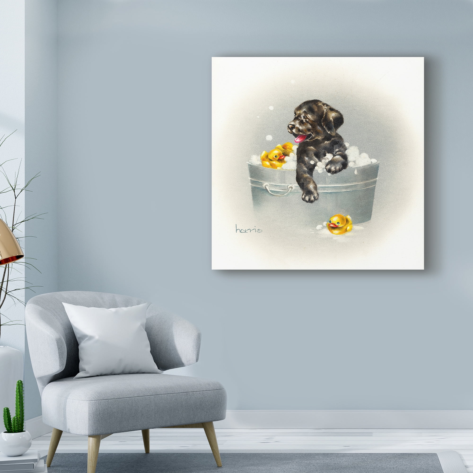 Trademark Fine Art 'Ducks Unlimited' Canvas Art by Peggy Harris