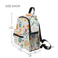 thumbnail image 3 of FORMRS School Backpack with Front Zippered Pocket 12" Student Travel Daypack, Floral Easter Eggs, 3 of 6