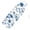 Blue Floral, variant on Ironing Board Cover and Pad 57.8×18.8in Ironing Board Cover with Elastic Edges Scorch Resistant Ironing Board Cover Set with Ironing Mat 4 Fasteners Easy Install Printed Pattern for Dorm Laundry