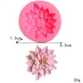thumbnail image 3 of putnchl Poinsettia Christmas Flower Silicone Sugarcraft Mold Resin Tools Cupcake Baking Mould Fondant Tools, 3 of 5