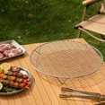 Four-Foot Barbecue Rack with Open Wirework, Holds Cooking Juices for ...