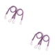 thumbnail image 2 of Cortina de Poliéster Kearding 2 Piezas Color Púrpura, 2 of 6