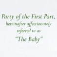 thumbnail image 2 of CafePress - Party Of The First Part Infant Bodysuit - Baby Light Bodysuit, Size Newborn - 24 Months, 2 of 4