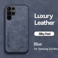 thumbnail image 3 of Magnetic Sheepskin Leather Case For Samsung S24 S23 S22 Ultra S21 S20 FE Plus A51 A13 A73 A52s A34 A54 A53 Soft Shockproof Cover, 3 of 5