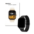 thumbnail image 4 of Reloj Inteligente Gadgets&Fun Square Smartwatch AMOLED Mesh correa metálica, 4 of 5