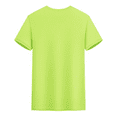 thumbnail image 2 of Laurence Trade Slim Fit Short Sleeve Crew Neck T-Shirts for Men and Women in Basic Casual Style-Fluorescent green, 2 of 6