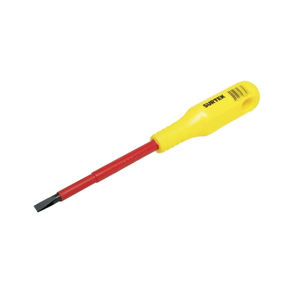 1000V Insulated Screwdriver Round Shank Cabinet 7/32 X 5" Surtek