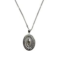thumbnail image 3 of COLLAR DE VIRGEN OVAL ZIRCONIAS DE PLATA, 3 of 4