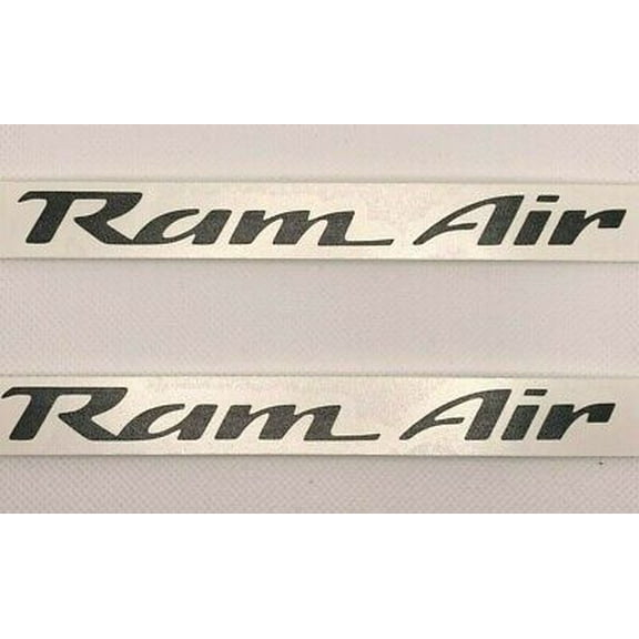 Universal Flat Black Ram Air Decal Set Pontiac Firebird Trans AM G8
