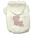 thumbnail image 4 of Pet, Dog  Cat Hoodie Rhinestone, "Louisiana", 4 of 8