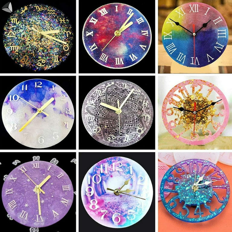 Clock Mold, Flower Clock Resin Mold, Roman Numerals Constellation Silicone  Mold, Clock Wall Hanging Mold, Clock Face Epoxy Resin Molds 