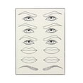 thumbnail image 1 of Fiudx Práctica de Tatuajes Falsos, Piel Realista para Practicar Cejas, Material de Goma Suave y Elástica, Superficie Fácil de Limpiar, Ideal para Principiantes o Artistas, Herramienta para Desarrolla, 1 of 2